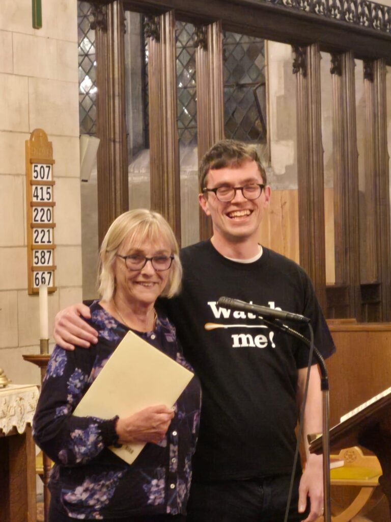 End of an era for ECS as they bid farewell to Max Barley, their music director for 10 years.