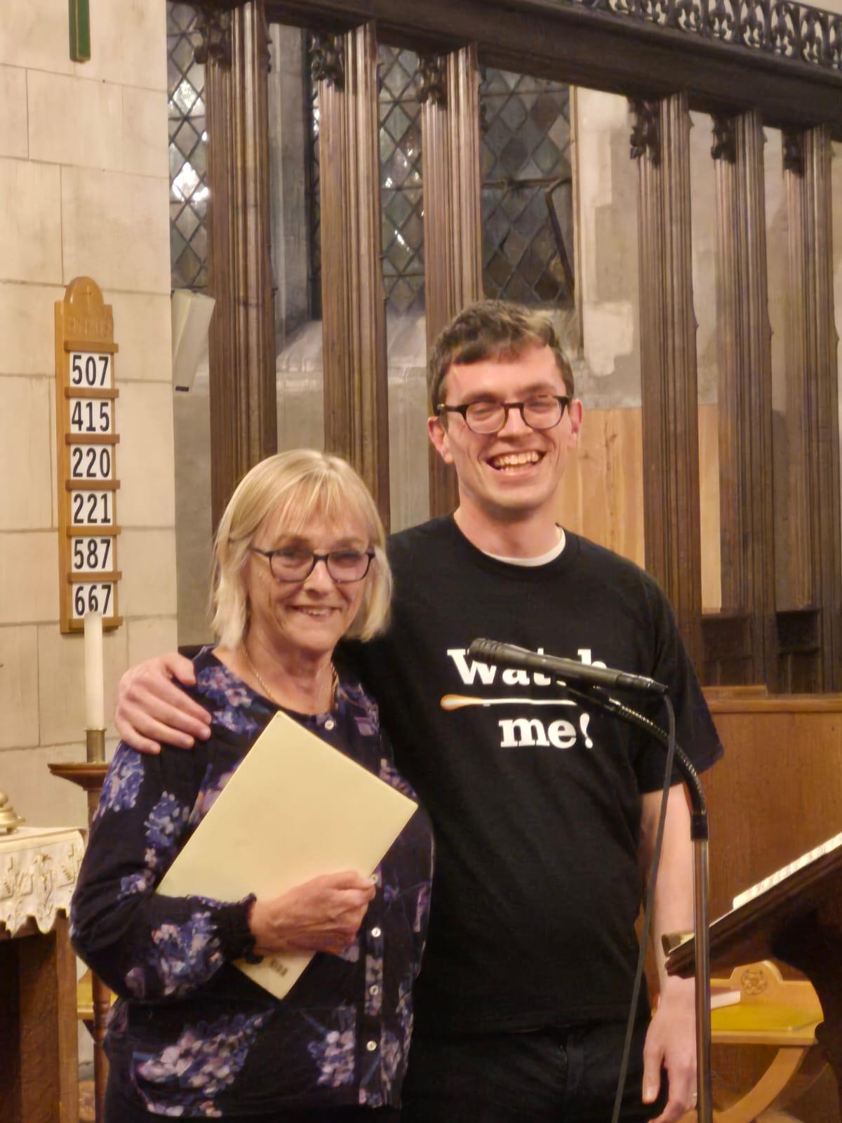 End of an era for ECS as they bid farewell to Max Barley, their music director for 10 years.