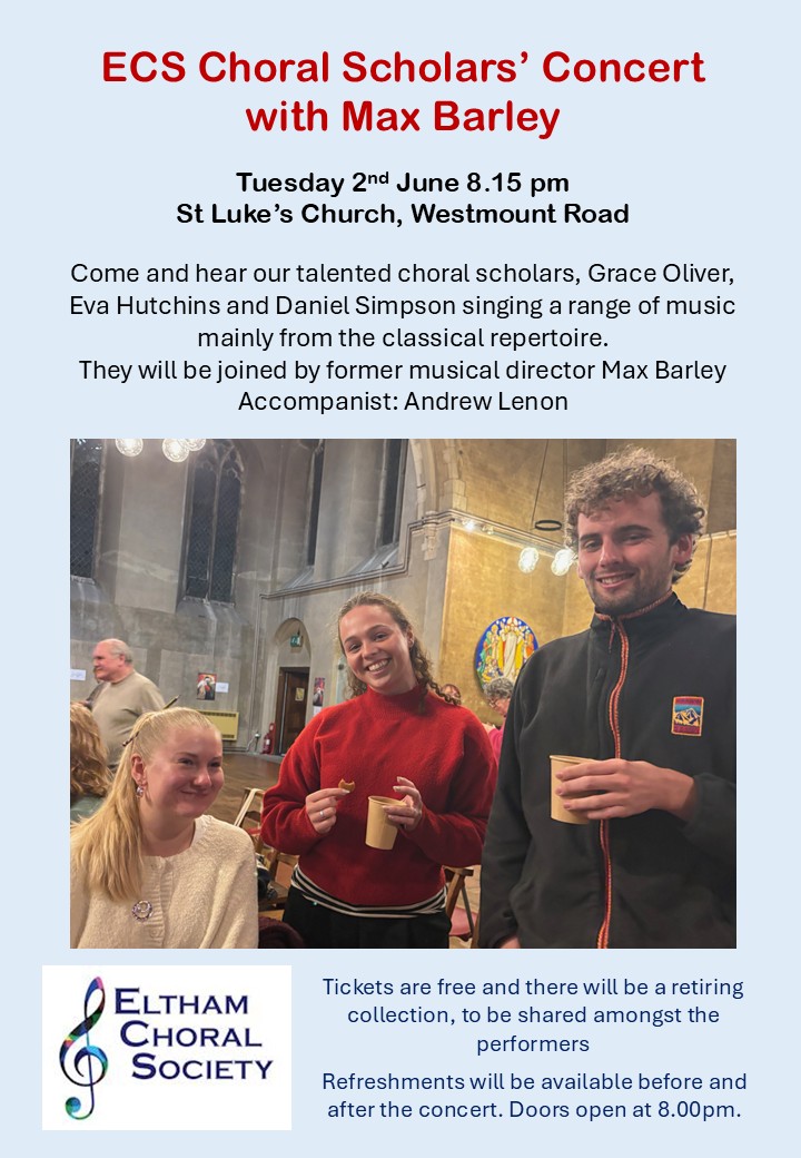 ECS Choral Scholars’ Concert with Max Barley